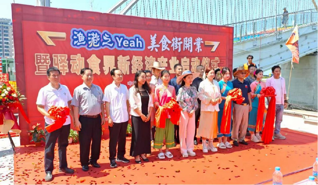 中国巽寮湾乡村振兴、文旅发展新经济(驿动食界) 渔业村美食街盛大开业