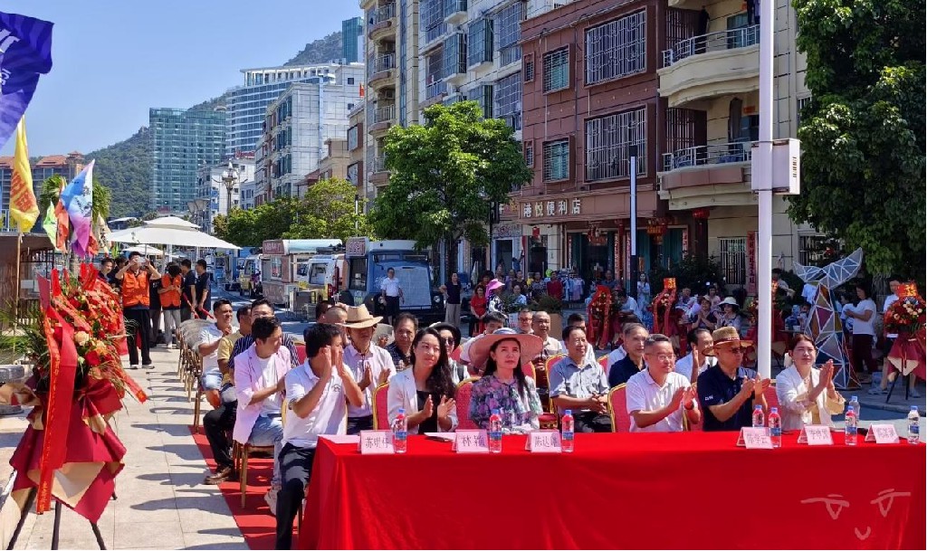 中国巽寮湾乡村振兴、文旅发展新经济(驿动食界) 渔业村美食街盛大开业