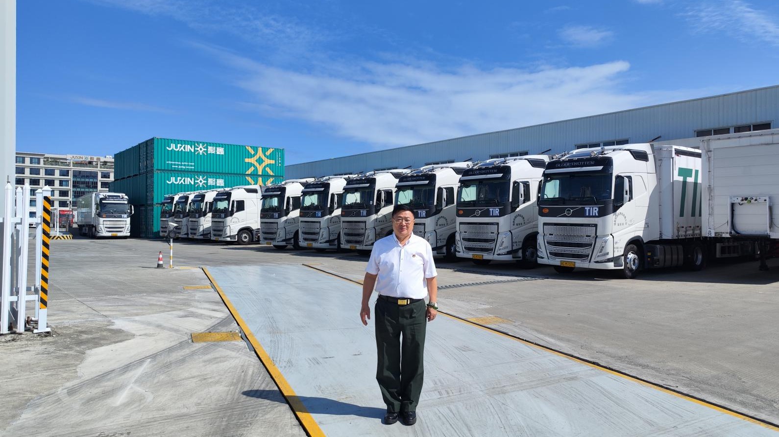 国际商业卫视考察兰州经开区 TIR卡航项目蓄势待发 打造国际物流新通道